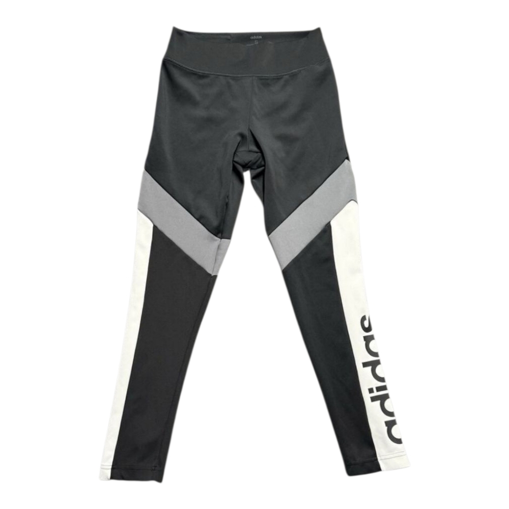 Adidas Aeroready Leggings Women's Small Black Stripes Cropped Yoga Pants Size M